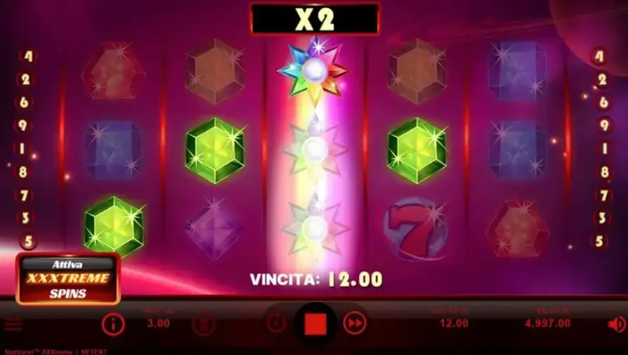 Giocate sulla slot Starburst XXXtreme
