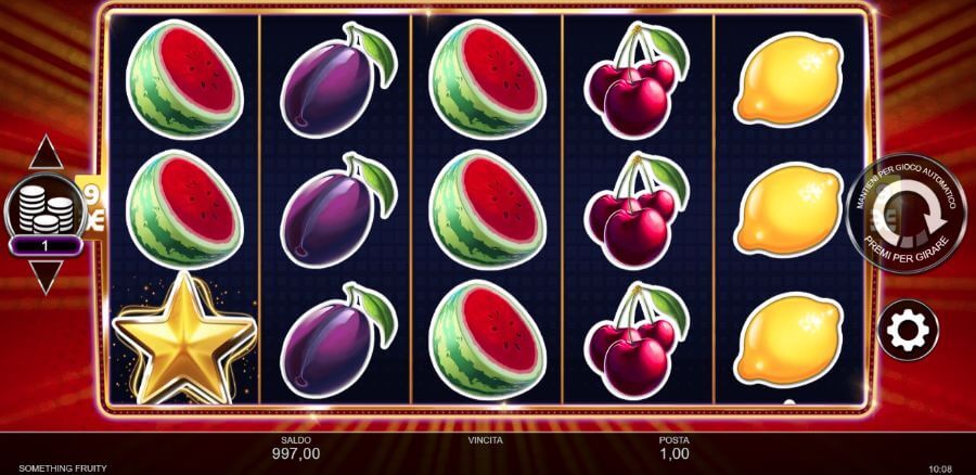 Screenshot della slot Something Fruity