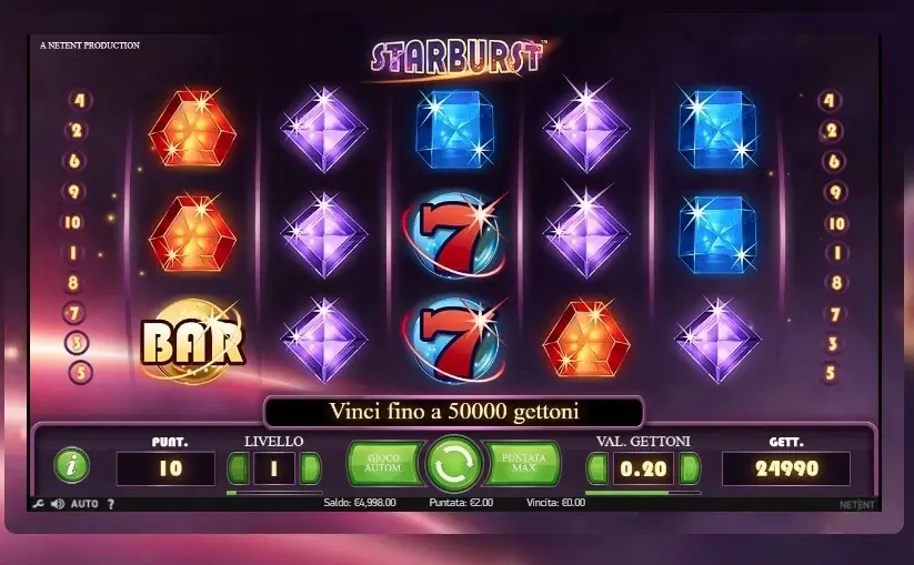 La slot machine Starburst