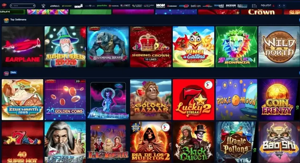 Giochi di slot online su Staryes