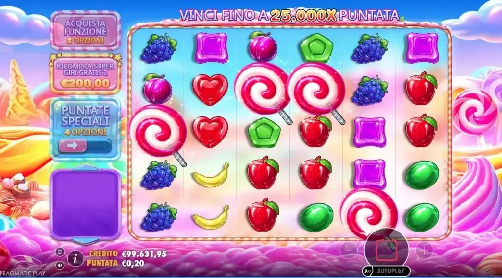 La slot online Sweet Bonanza 2500
