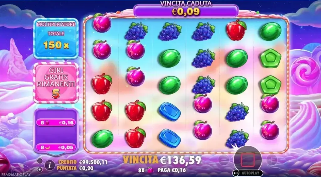 Sweet Bonanza 2500 video slot - Giri gratuiti