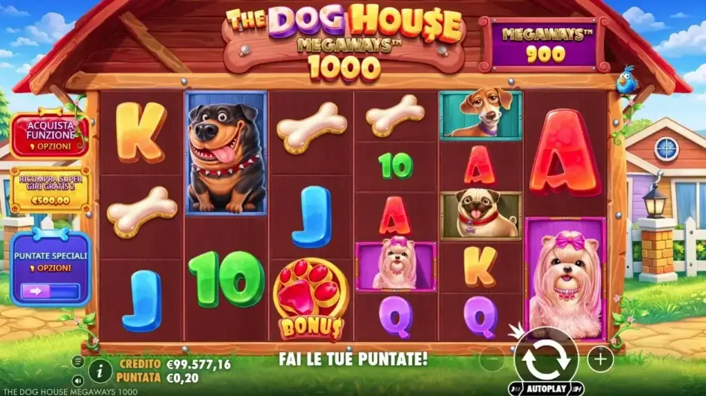 La slot machine online The Dog House Megaways 1000