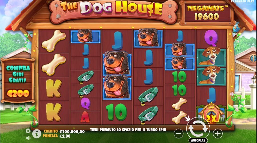 Schermata di The Dog House Megaways