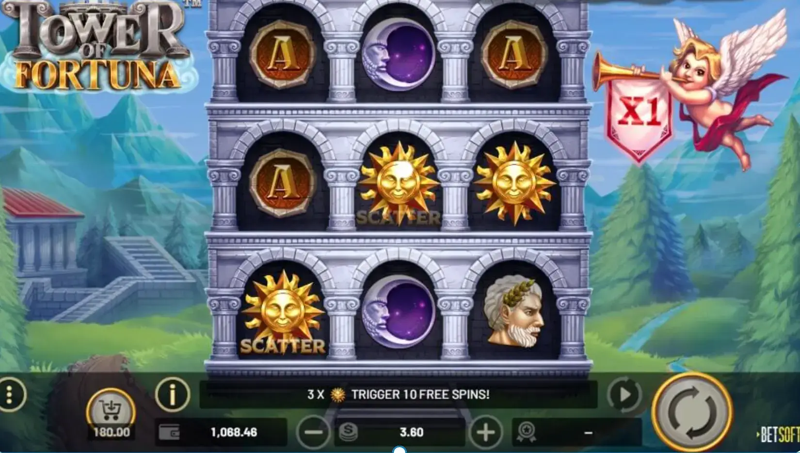 Funzione speciale: slot Tower of Fortuna