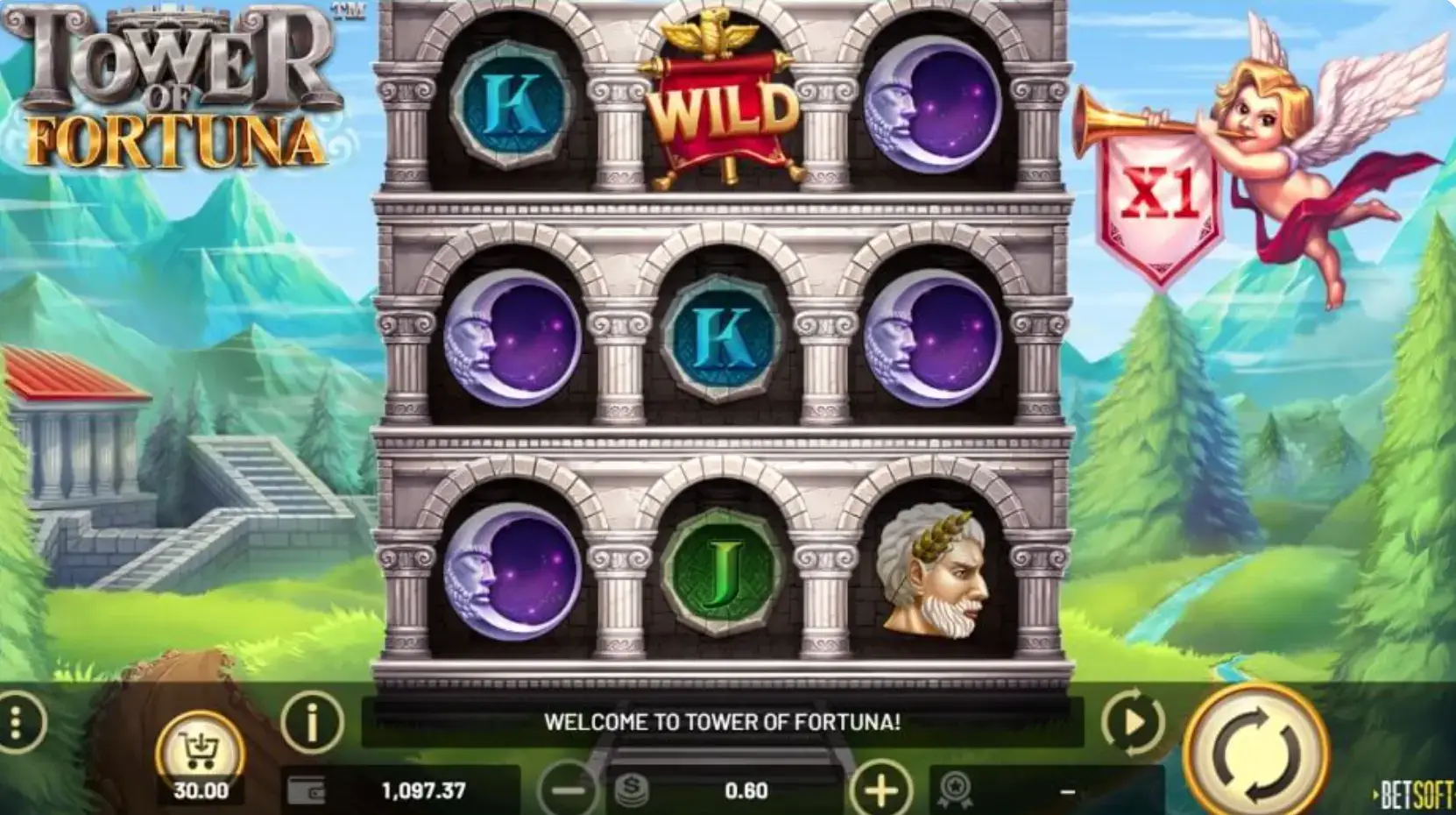 Giocate sui rulli della slot Tower of Fortuna