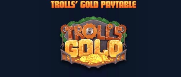 La sezione dei simboli e pagamenti nella Trolls Gold slot online.