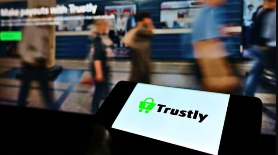 Pagamento con Trustly su smartphone