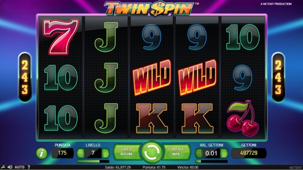 simboli Wild - Twin Spin slot