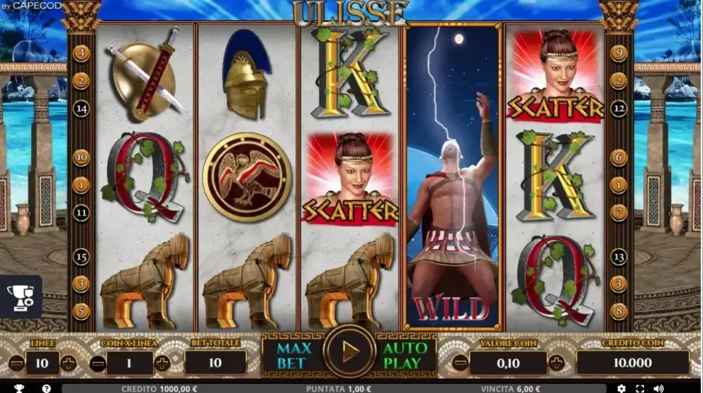 La slot machine online Ulisse 