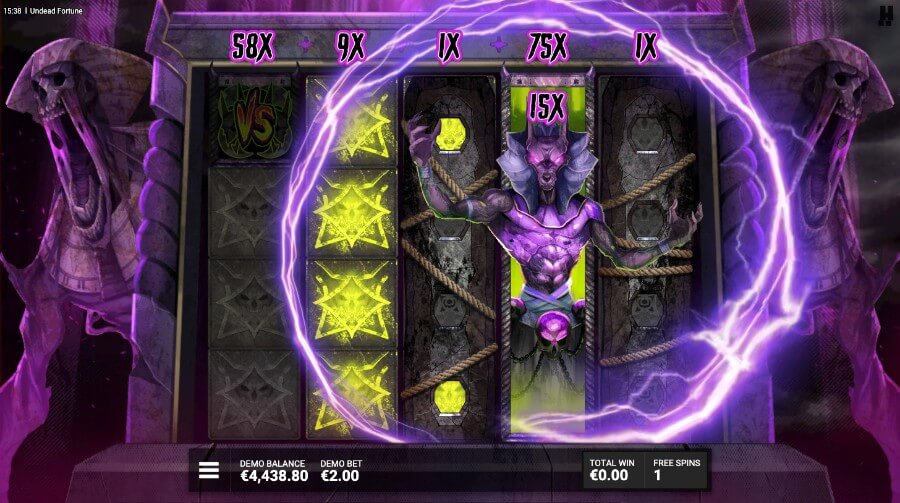 Funzione speciale di Undead Fortune slot