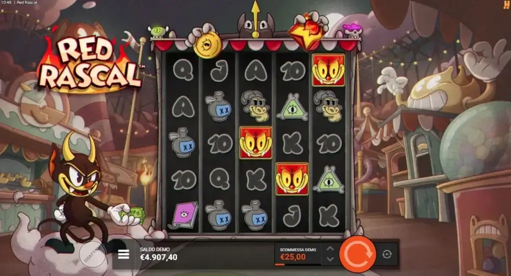 La slot machine online Red Rascal