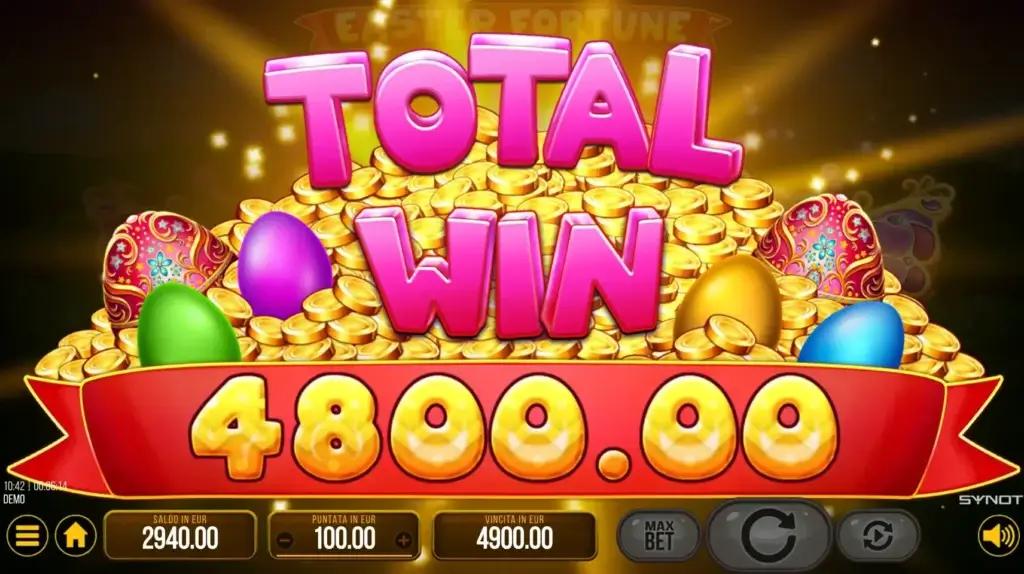 Demo slot Easter Fortune: vincita di 4.800€