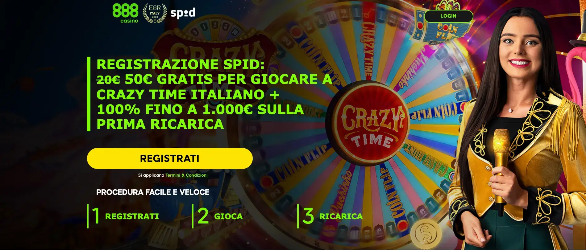 Bonus di 888 casinò