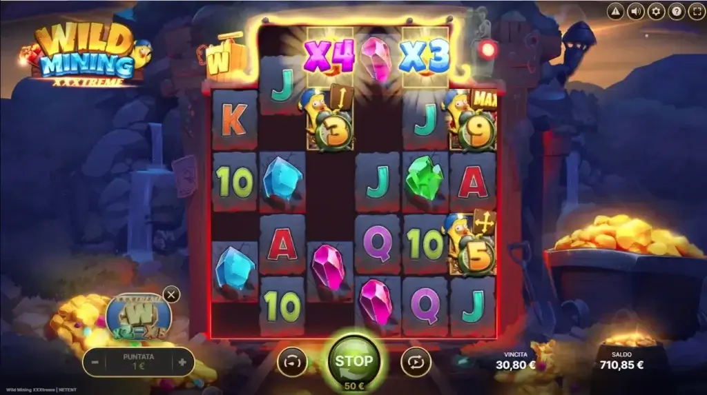 La video slot Wild Mining XXXtreme